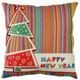 Aberto Design Cojín Multicolor 43x43 cm con Relleno de Silicona